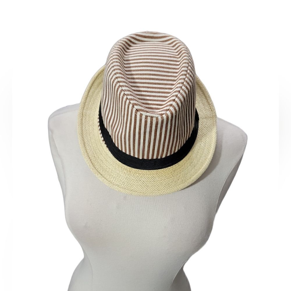 Striped fedora hat - Picture 3 of 13
